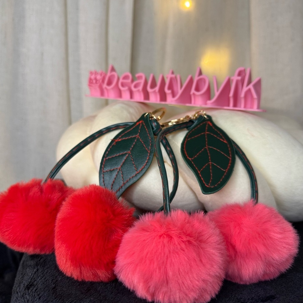 (1) Furry Cherry Charm ‼️2/$15 - Picture 3 of 4